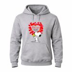 Funny Snoopy And Woodstock I Love You Mom 8 Hoodie
