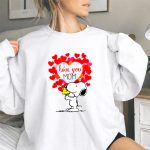 Funny Snoopy And Woodstock I Love You Mom 9 Sweatshirt