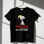 GRANDMA Like a Mom But More Grand Snoopy Sunflower Crown 1 T Shirt