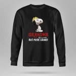 GRANDMA Like a Mom But More Grand Snoopy Sunflower Crown 9 Sweatshirt