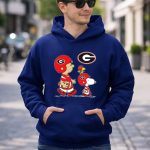 Georgia Bulldogs Charlie Brown and Snoopy Football Team Spirit 8 Hoodie.jpg