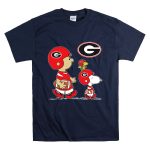 Georgia Bulldogs Charlie Brown and Snoopy Football Team Spirit T Shirt 7.jpg