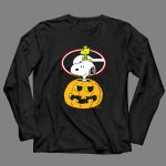 Georgia Bulldogs Football Halloween Snoopy and Woodstock 4 Long Sleeves.jpg