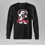 Georgia Bulldogs Snoopy Dabbing University of Georgia 9 Sweatshirt.jpg
