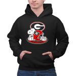 Georgia Bulldogs Snoopy Football Helmet 2 Hoodie.jpg