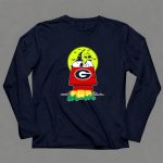 Georgia Bulldogs Snoopy Halloween Moon Pumpkins 6 Long Sleeves.jpg