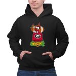 Georgia Bulldogs Snoopy Read Books Halloween Witch Doghouse Football 2 Hoodie.jpg