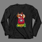 Georgia Bulldogs Snoopy Read Books Halloween Witch Doghouse Football 4 Long Sleeves.jpg