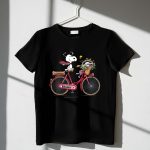 Georgia Bulldogs Snoopy Riding Bike with Flowers 1 T Shirt.jpg