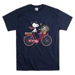 Georgia Bulldogs Snoopy Riding Bike with Flowers T Shirt 7.jpg