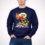 Georgia Bulldogs Snoopy sleigh Merry Christmas 3 Sweatshirt.jpg