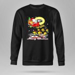 Georgia Bulldogs Snoopy sleigh Merry Christmas 9 Sweatshirt.jpg