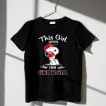 Georgia Bulldogs Snoopy this girl loves her Georgia 1 T Shirt.jpg