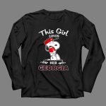 Georgia Bulldogs Snoopy this girl loves her Georgia 4 Long Sleeves.jpg