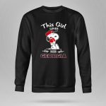 Georgia Bulldogs Snoopy this girl loves her Georgia 9 Sweatshirt.jpg