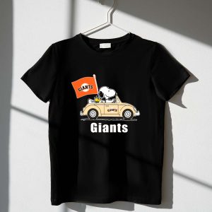 Giants Snoopy Car Adventure Shirt