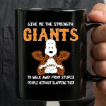 Give Me The Strength Giants Snoopy Yoga To Walk Away From Stupid People Without Slapping Them 3 mug 1.jpg