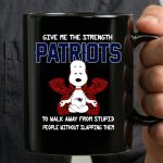 Give Me The Strength Patriots Snoopy To Walk Away From Stupid People 3 mug.jpg