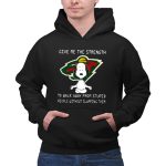 Give Me the Strength Minnesota Wild Snoopy Meditation Humor 2 Hoodie 1.jpg