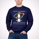 Give Me the Strength Minnesota Wild Snoopy Meditation Humor 3 Sweatshirt 1.jpg