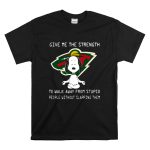 Give Me the Strength Minnesota Wild Snoopy Meditation Humor T Shirt 6 1.jpg