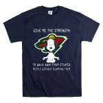 Give Me the Strength Minnesota Wild Snoopy Meditation Humor T Shirt 7 1.jpg