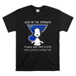 Give Me the Strength St Louis Blues Snoopy Meditation Humor T Shirt 6.jpg