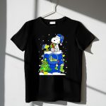 Golden State Warriors Happy Holidays Snoopy And Woodstock Christmas Tree 1 T Shirt