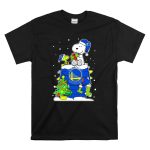Golden State Warriors Happy Holidays Snoopy And Woodstock Christmas Tree T Shirt 6