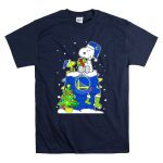 Golden State Warriors Happy Holidays Snoopy And Woodstock Christmas Tree T Shirt 7