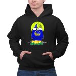 Golden State Warriors Snoopy Woodstock Halloween Pumpkins Moon 2 Hoodie