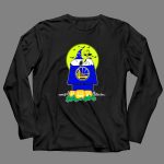 Golden State Warriors Snoopy Woodstock Halloween Pumpkins Moon 4 Long Sleeves