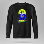 Golden State Warriors Snoopy Woodstock Halloween Pumpkins Moon 9 Sweatshirt