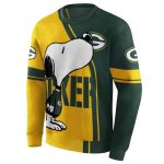 Green Bay Packers Playful Snoopy Graphic All Over Print Sweatshirt 2.jpg