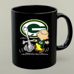 Green Bay Packers Snoopy Charlie Brown Fan Celebration 1 mug.jpg