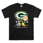 Green Bay Packers Snoopy Charlie Brown Fan Celebration T Shirt 6