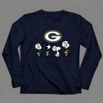 Green Bay Packers Snoopy Charlie Brown Super Bowl Peanuts 6 Long Sleeves