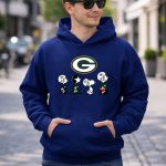 Green Bay Packers Snoopy Charlie Brown Super Bowl Peanuts 8 Hoodie