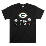 Green Bay Packers Snoopy Charlie Brown Super Bowl Peanuts T Shirt 6