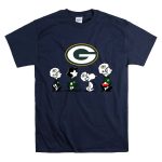 Green Bay Packers Snoopy Charlie Brown Super Bowl Peanuts T Shirt 7