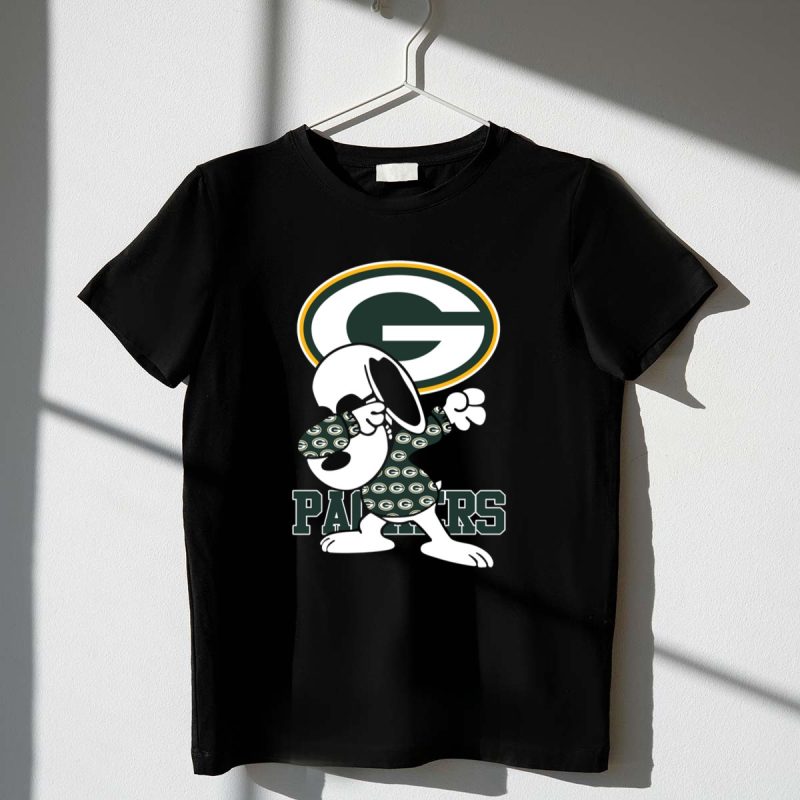 Green Bay Packers Snoopy Dabbing Packers 1 T Shirt