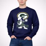 Green Bay Packers Snoopy Dabbing Packers 3 Sweatshirt