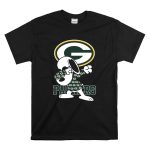 Green Bay Packers Snoopy Dabbing Packers T Shirt 6