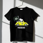 Green Bay Packers Snoopy Driving Car 1 T Shirt