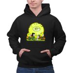 Green Bay Packers Snoopy Halloween Moon Pumpkins 2 Hoodie