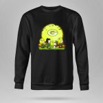 Green Bay Packers Snoopy Halloween Moon Pumpkins 9 Sweatshirt