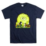 Green Bay Packers Snoopy Halloween Moon Pumpkins T Shirt 7
