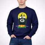 Green Bay Packers Snoopy Woodstock Halloween Moon Pumpkins 3 Sweatshirt