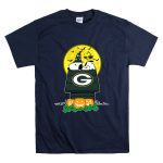 Green Bay Packers Snoopy Woodstock Halloween Moon Pumpkins T Shirt 7