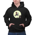 Halloween Auburn TIGERS Football Charlie Brown Snoopy Moon AU 2 Hoodie.jpg